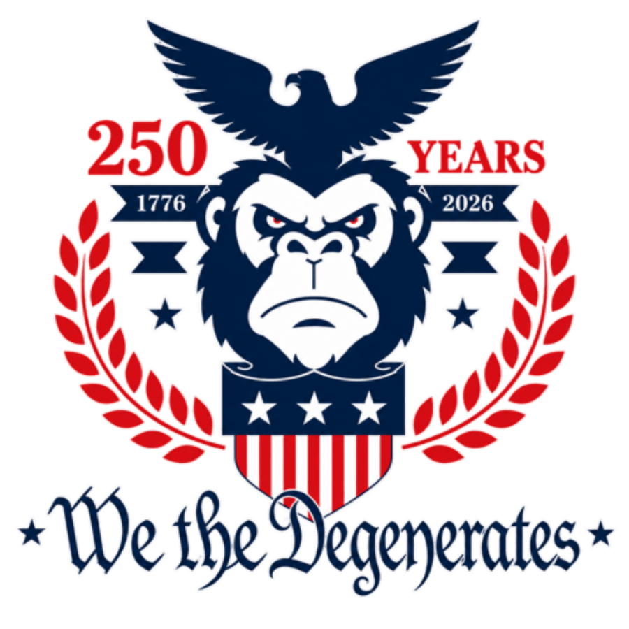 250th Degenerates Sticker